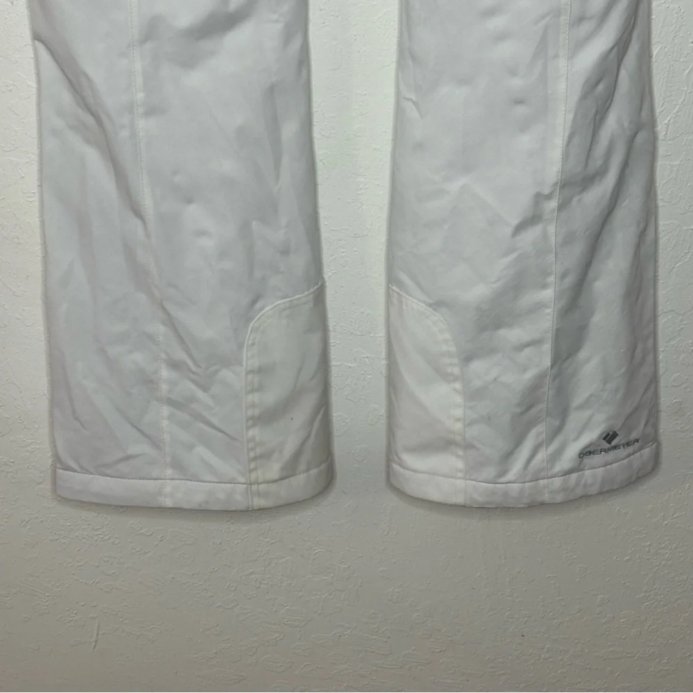 Obermeyer Malta‎ Women's Size 12 White Ski Snowboard Pants Pockets Insulated